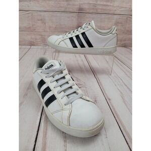 Adidas NEO Men's Cloudfoam Tennis Shoes/Sneakers White/Black size 8